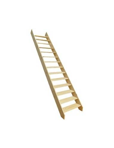 Escalier sapin droit 