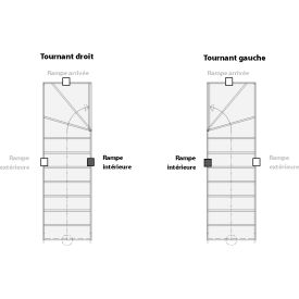 BAVAT INTERIOR HANDRAIL WITH 3 RAILS + 3 WOODEN POSTS 2