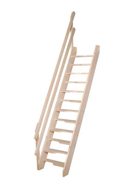 Raumspartreppe mit Wechselstufen als Bausatz
