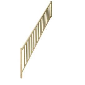 CORRIMANO RAMPA INTERNO FUSELLI IN LEGNO