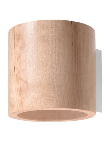 Applique da parete spot legno naturale per interni