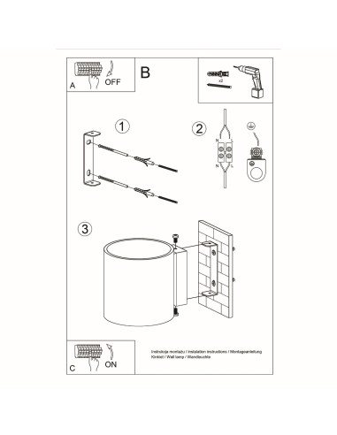 Applique murale spot bois naturel intérieur