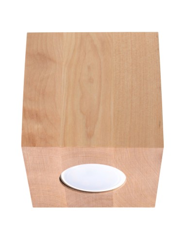 Indoor natural wood spot ceiling light