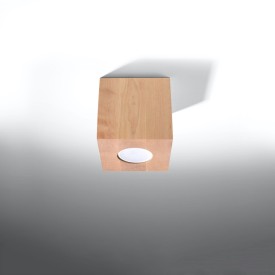 Deckenstrahler aus Naturholz für den Innenbereich 2