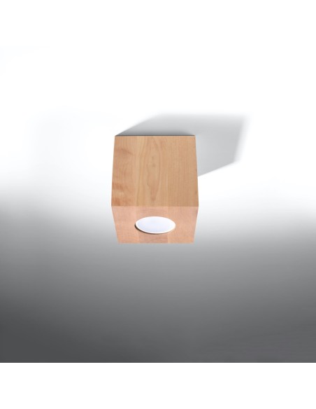 Indoor natural wood spot ceiling light