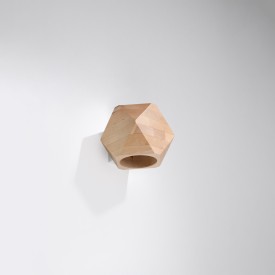 Indoor natural wood spot wall light 2