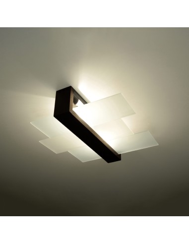 Plafoniera spot legno per interni