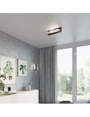 Indoor wood spot wall light