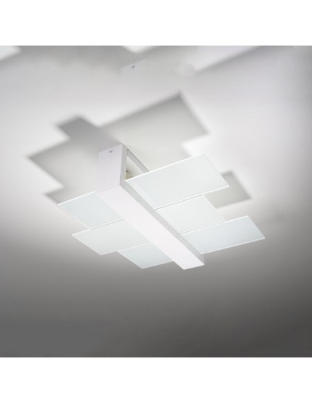 Plafón foco madera interior