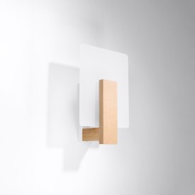 Indoor natural wood spot wall light 2