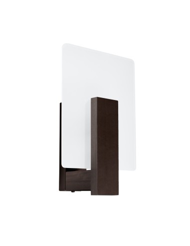 Houten wandspot voor binnen
