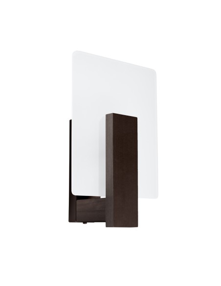 Houten wandspot voor binnen