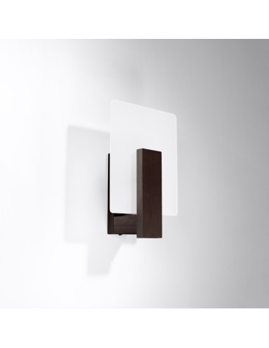 Wood indoor spotlight wall light