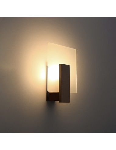 Wood indoor spotlight wall light