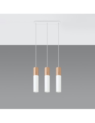 Wood indoor table lamp light fixture