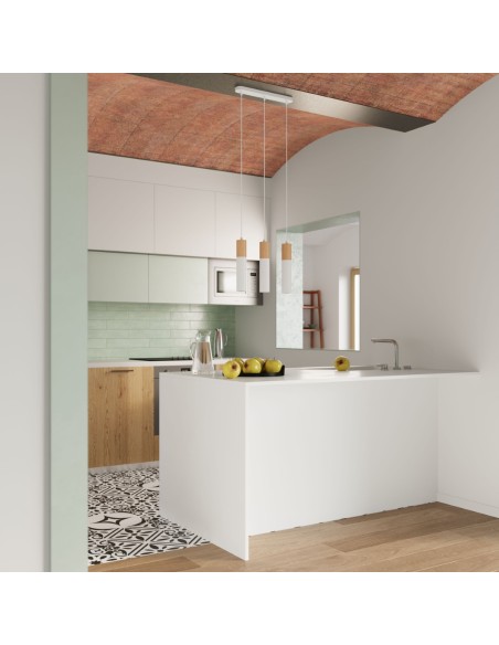 Lampada da appoggio luminaria legno da interno