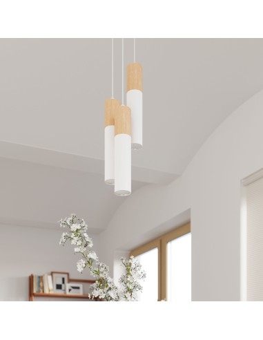 Lampe à poser luminaire bois intérieur