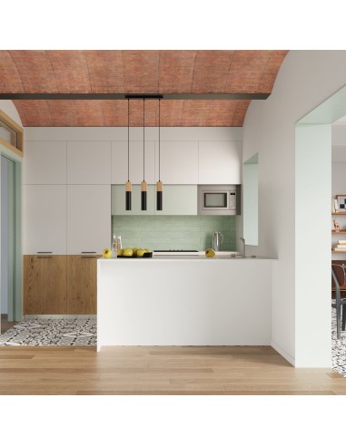 Lampada da appoggio luminaria in legno per interni