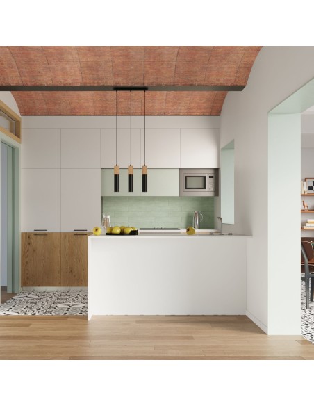 Lámpara de mesa luminaria de madera interior