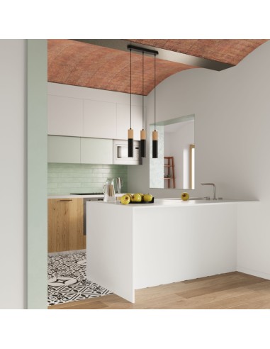 Lampe à poser luminaire bois intérieur