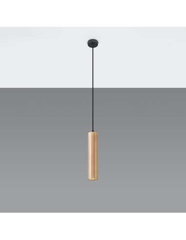 Indoor wood table lamp