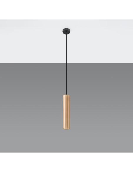 Lámpara de mesa luminaria de madera interior