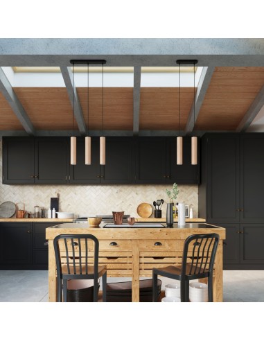 Lampe à poser luminaire bois intérieur