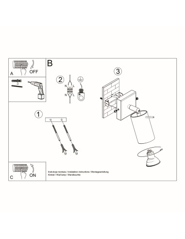Applique murale spot bois naturel intérieur