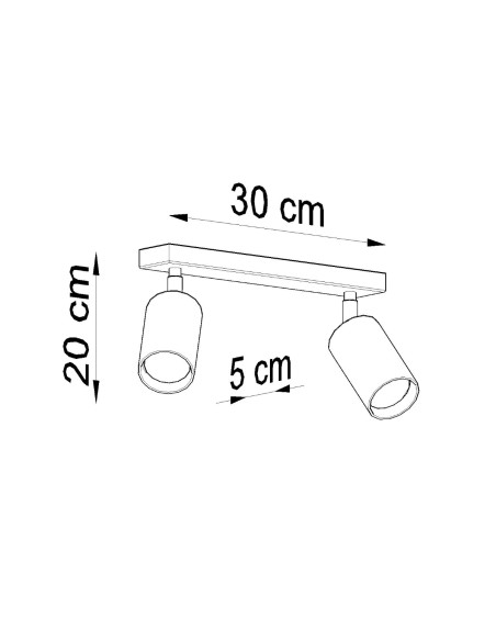 Plafonnier spot bois naturel intérieur