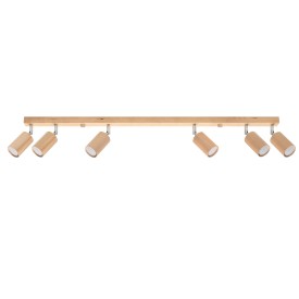 Indoor natural wood spot ceiling light