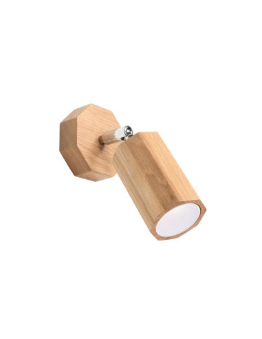 Wandspot voor binnen van eikenhout