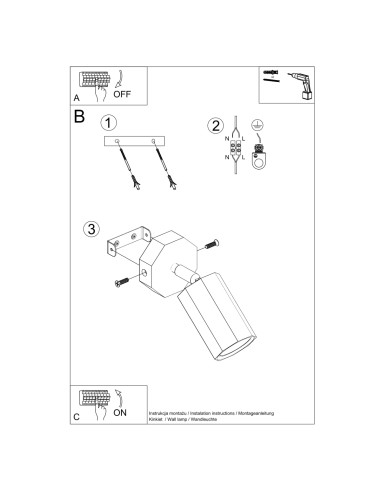 Applique murale spot chêne intérieur