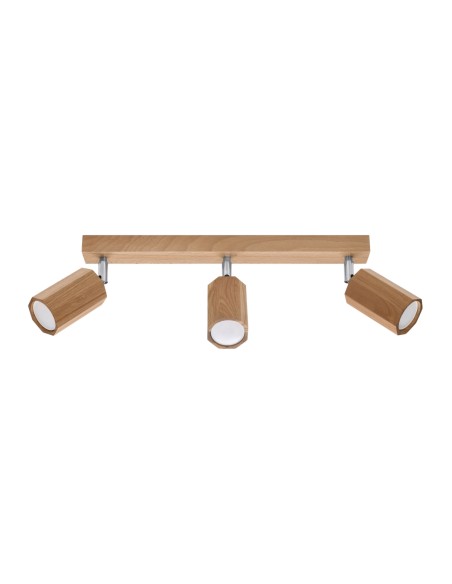 Indoor oak spot ceiling light