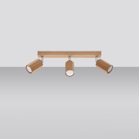 Plafonnier spot chêne intérieur 2