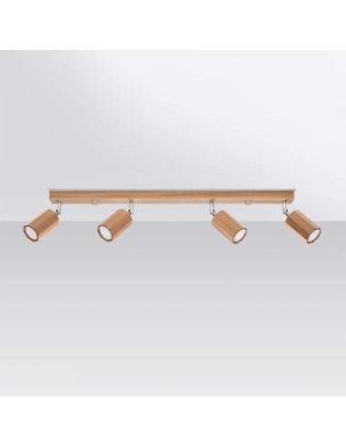 Indoor oak spot ceiling light