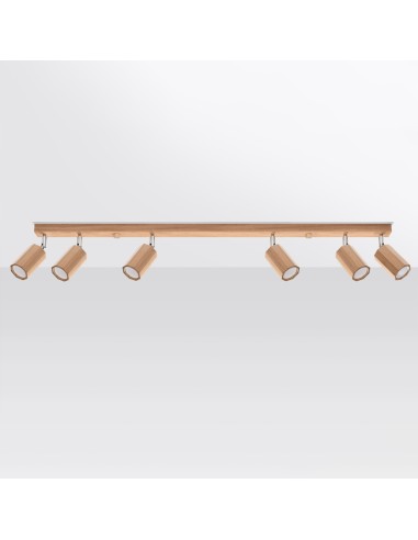 Indoor oak spot ceiling light