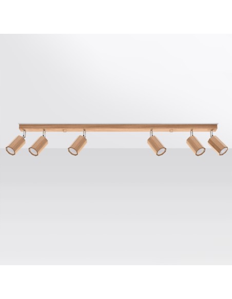 Indoor oak spot ceiling light