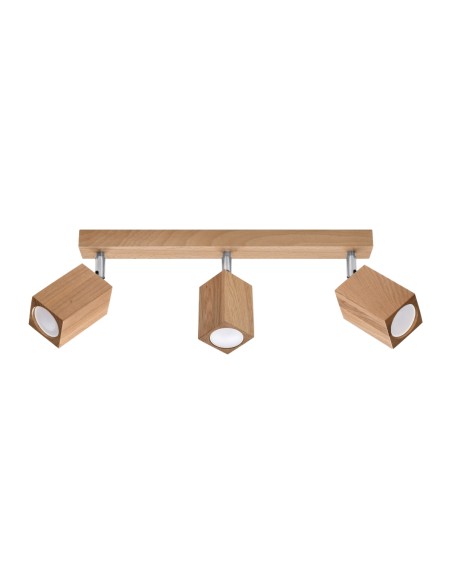 Indoor oak spot ceiling light