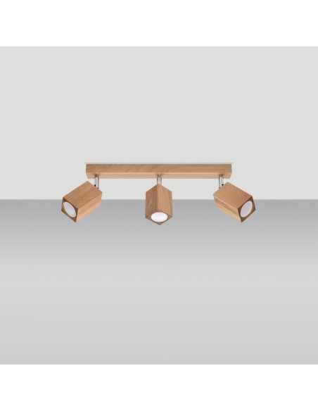 Indoor oak spot ceiling light