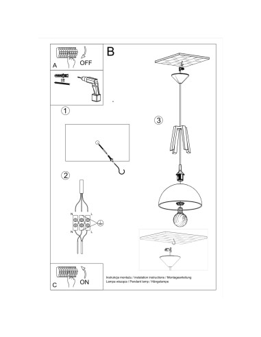 Tischleuchte aus Naturholz für Innenräume
