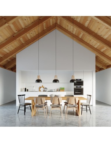 Lampada da appoggio luminaria legno naturale interno