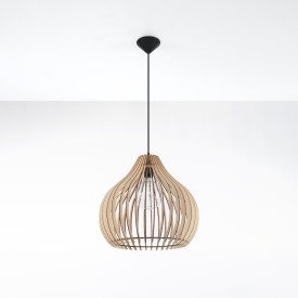 Houten tafellamp voor binnen 2