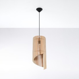 Tischleuchte aus Holz für den Innenbereich 2