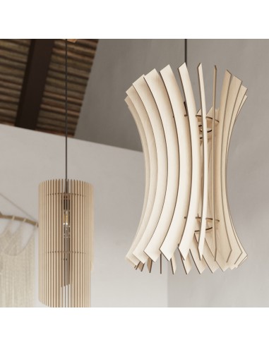 Tischleuchte aus Holz für den Innenbereich