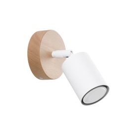 Houten wandspot voor binnen