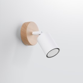 Wandstrahler aus Holz für den Innenbereich 2