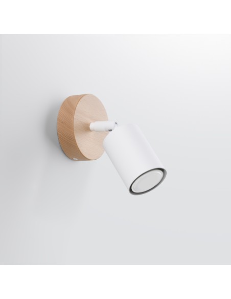 Wandspot aus Holz für den Innenbereich