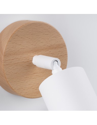 Indoor wood wall spot light