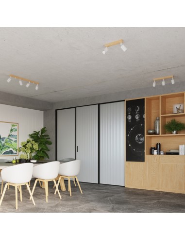 Indoor wood wall spot light