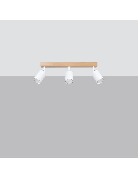 Plafonnier spot bois intérieur